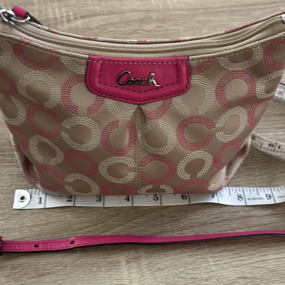 Coach Crossbody Ashley Dotted Op Purse - Picture 3 of 9